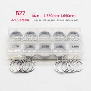 b27 diesel shim 21.5×24.3mm for denso injectors – ref. 11 23 343, 11 23 344, 11 23 399, 11 23 400, 11 23 715