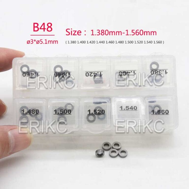 AG Precision Diesel Injector Shim Kit – Assorted Pressure Shims 4 OD X 3 Thickness