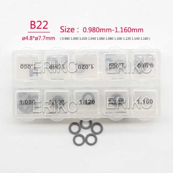 bosch crin2 & crin3 injector excess lift shim b22 | f00rj02759 | f00rj04735