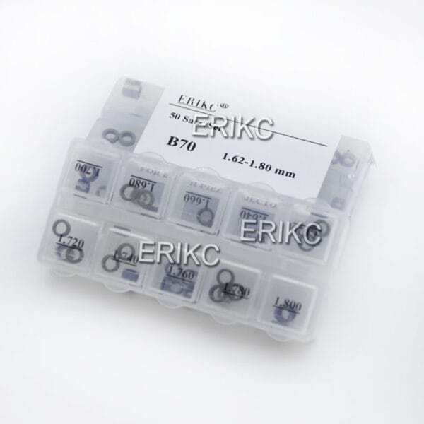 bosch piezo injector shim b70 | Ø3.6×Ø5.3mm | 1.62–1.80mm | 50pcs | custom thickness