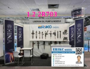 ERIKC Diesel fuel injector showcase at MIMS 2025 Moscow