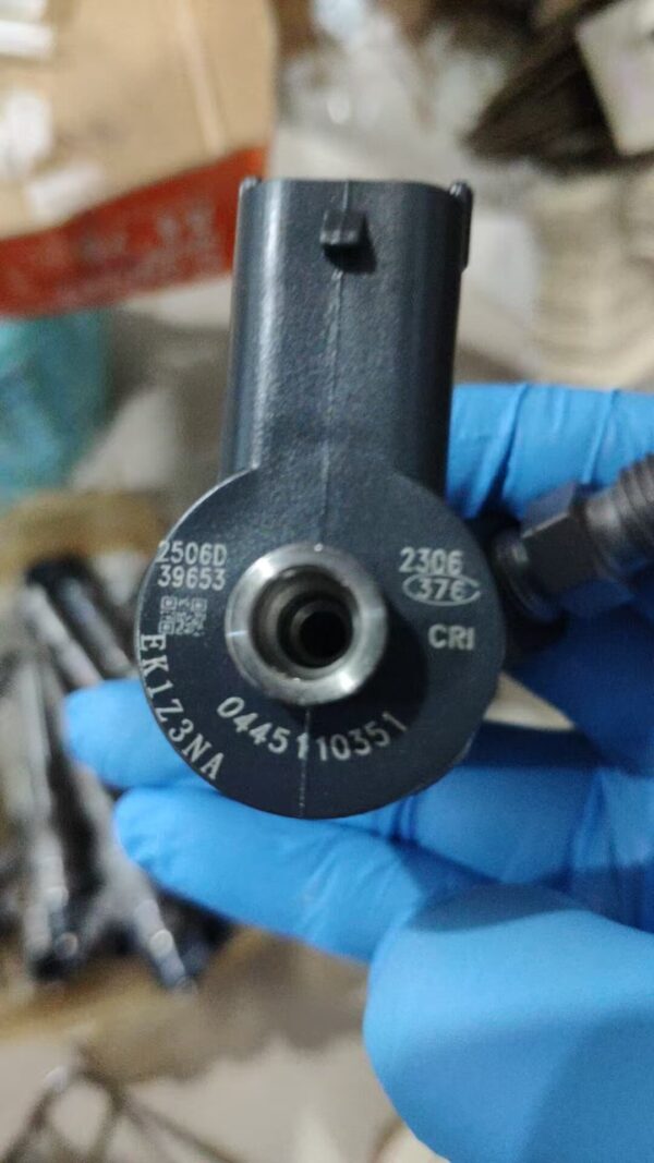bosch diesel injector 0 445 110 351 (0445110351 / 0445 110 351) for fiat ford opel suzuki 1.3 diesel – oem 55219886 – replace 0445110398 – dci700 tested with ima iqa qr code