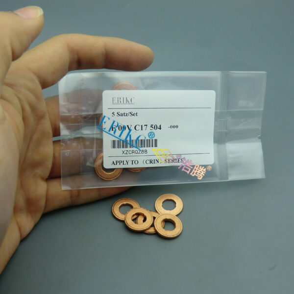 bosch f 00v c17 504 copper washer (f00vc17504, f00v c17 504) seal ring 7.1×15×2.0mm for diesel injector repair