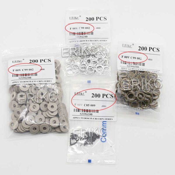 bosch injector parts set seal ring f00vc99002 & 1.50mm ceramic valve ball f00vc05009 – 200pcs bulk with free installation tool