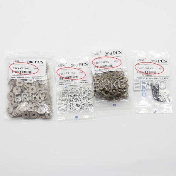 bosch injector repair kits f00vc99002 & f00vc05008 | sealing ring f00vc04049, stability ring f00vc17105, 1.34mm ceramic ball | 200pcs bulk $45 + free installation tool