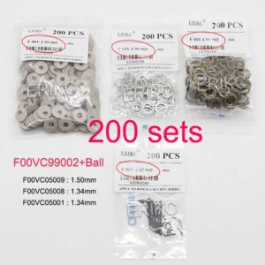 bosch injector repair kits f00vc99002 & f00vc05008 | sealing ring f00vc04049, stability ring f00vc17105, 1.34mm ceramic ball | 200pcs bulk $45 + free installation tool
