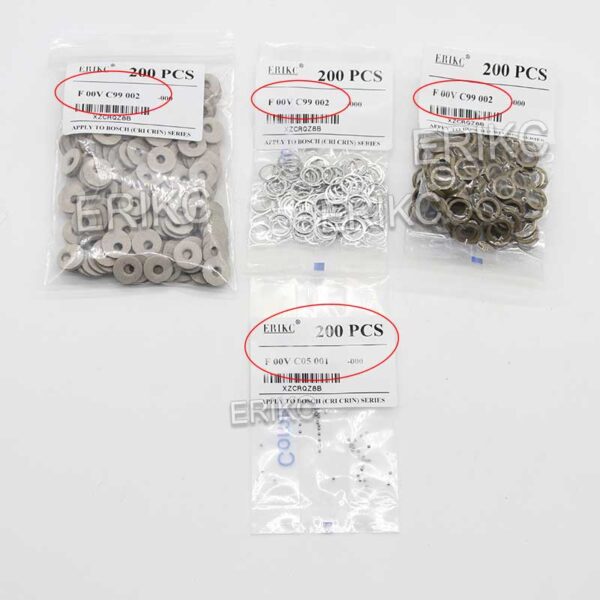 bosch injector seal ring parts set f00vc99002 with 1.34mm precision steel ball f00vc05001 – 200pcs bulk, $45 usd, free installation tool