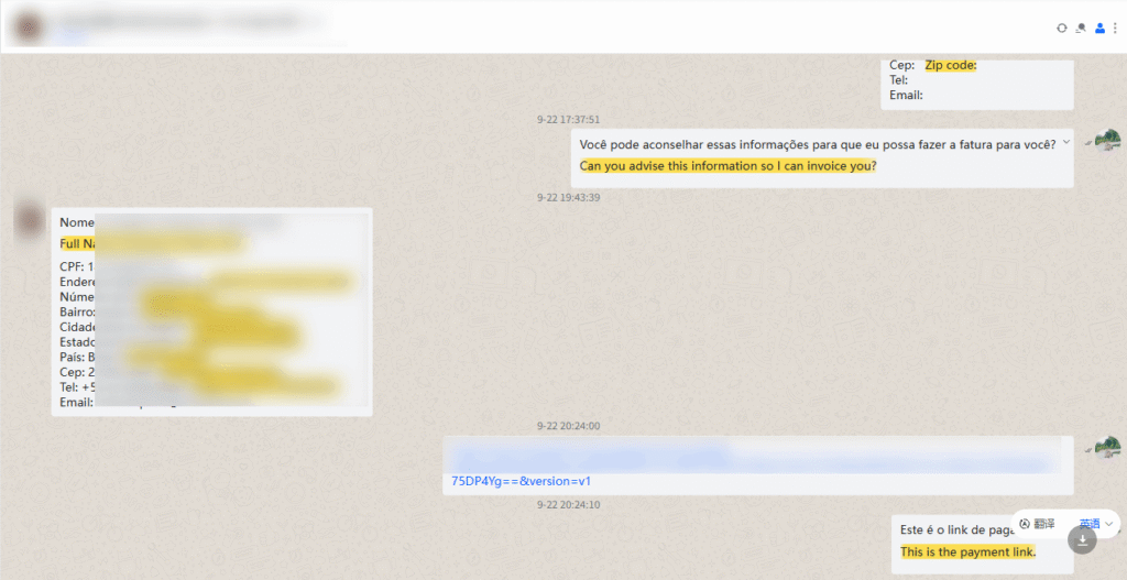 PIX payment link provided for Delphi HR Valves 28277576 / Link de pagamento PIX fornecido para Delphi HR Válvulas 28277576