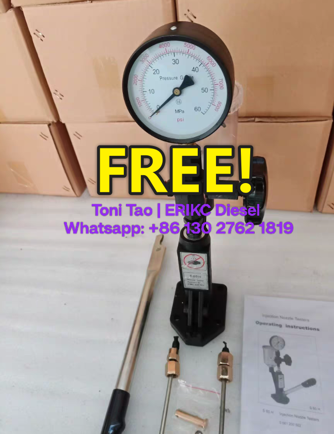 free diesel injector nozzle tester hand pump for workshops diesel testing tool